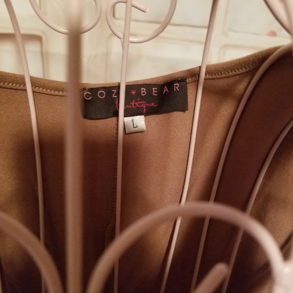 NWOT Blush Cozi Bear Tank Dress  L - Picture 4 of 4